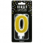 Preview: Number Candle - 0 - Gold